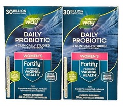 2-Nature’s Way Women’s Fortify 30 Billion Probiotic 30×2=60 Caps