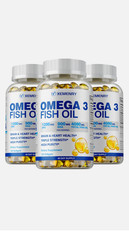 Omega 3 Fish Oil – EPA & DHA-Heart Brain Joint Health,Vision Support,Antioxidant