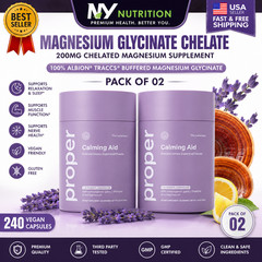 Proper, The Lavenders Calming Aid. Magnesium Supplement with GABA PACK OF 02 USA