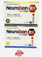 Neurobion B12 Extra Forte 10,000 Mcg Vitamin B12 Drinkable Vial 2 PACK
