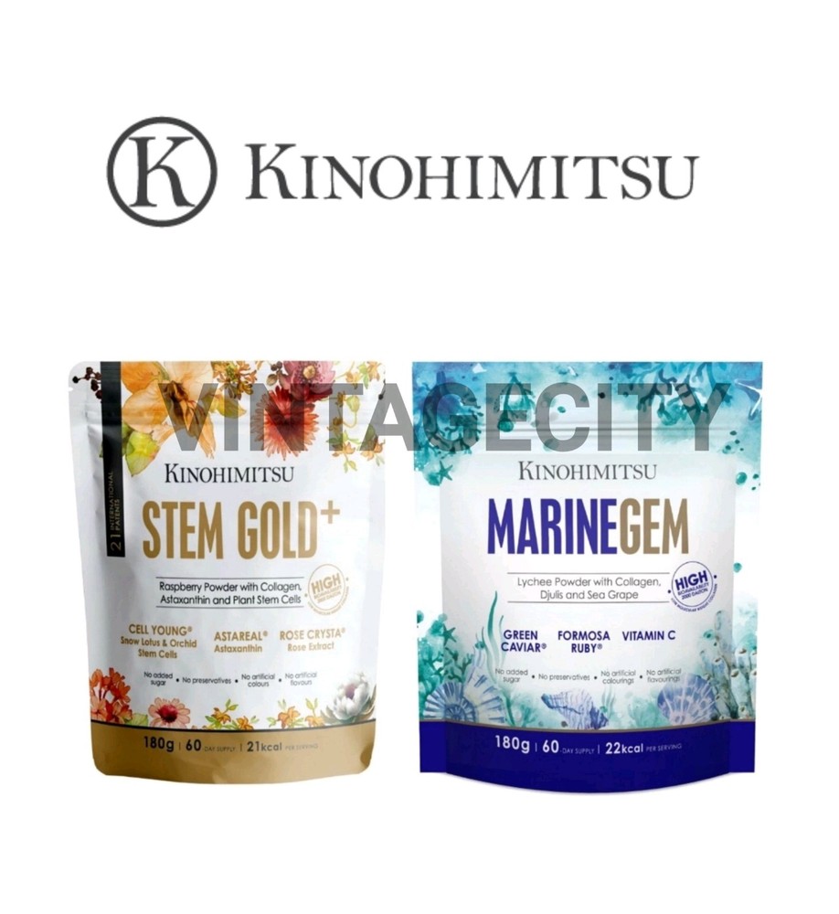 KINOHIMITSU Marine Gem (Exp 11/2026) Collagen 180g – Firm Tigten & Whiten skin
