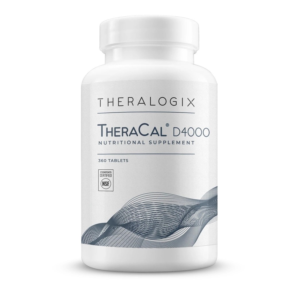 Theralogix TheraCal D4000 – Bone Health Support Supplement with Calcium, Magn…
