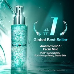 Anua PDRN Collagen Glow Facial Serum Spray, Hydrating Face Mist, Hyaluronic Acid