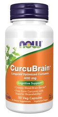 CurcuBrain 50 Count Optimized Curcumin Dietary Supplement for Cognitive Support