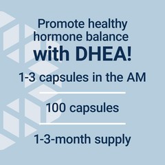 Life Extension DHEA 25 mg – Supplement for 100 Count (Pack of 1), Off White