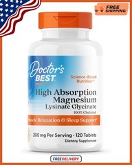 High Absorption Magnesium Glycinate Lysinate Supplement for Sleep Support
