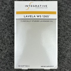 Integrative Therapeutics Lavela WS 1265 Lavender Oil 60 softgels Exp 10/27 NEW