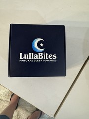 LullaBites Natural Sleep Gummies – Strawberry Stars – 60 Gummies – Sleep Support