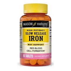 Slow Release Iron, Compare to The Active Ingredients In Slow Fe, 60 Tablets