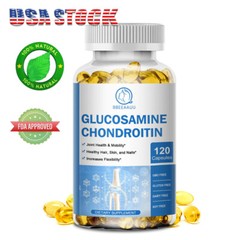 Glucosamine Chondroitin MSM With Vitamin D3 Bones Joint Support Pills 3000mg
