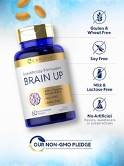 Brain Support Supplement | 60 Softgels | L-Theanine, Bacopa & B-12 | by Carlyle
