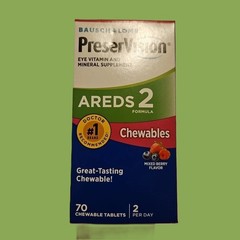 PreserVision Areds 2 Formula Eye Vitamin & Mineral 70 Chewable Exp 2027