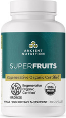 Ancient Nutrition SuperFruits Organic 60 Capsules, Exp: 02/2027
