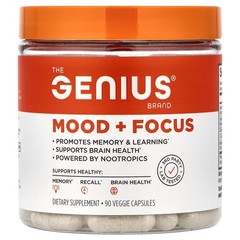 Mood + Focus, 90 Veggie Capsules
