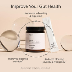 Debloat Prebiotics & Probiotics, Hibiscus – 30Ct | Prebiotic & Probiotic Powder