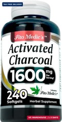 Activated Charcoal | 240 caps | Activated Charcoal Pills