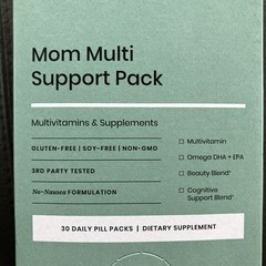 Perelel Mom Multi Support Pack – Postnatal Vitamins, 30 Pack, exp 2/27