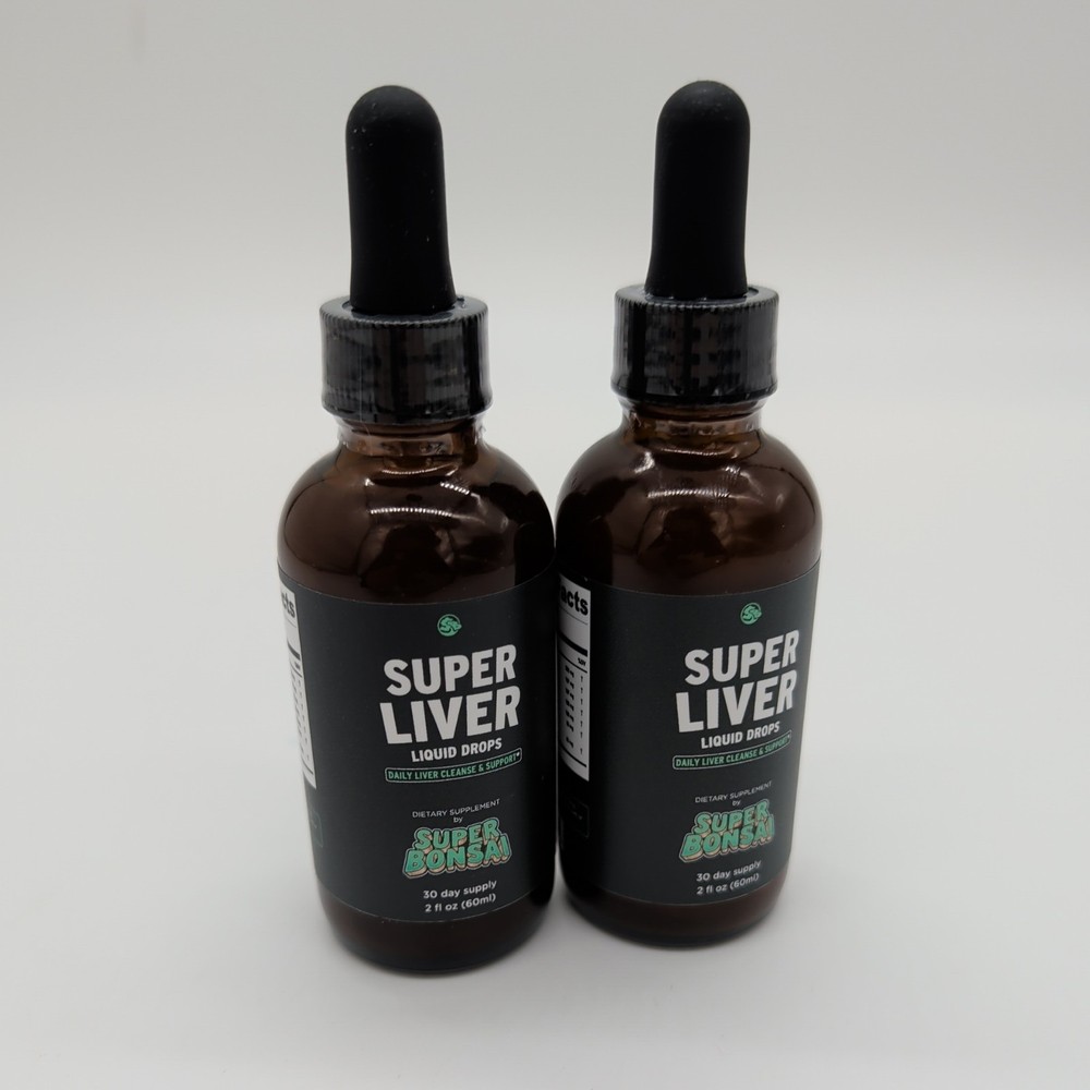 2 Bottles Super Liver Support with Milk Thistle All Natural Liver Cleanse Detox