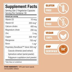Natural Bone Health Supplement with Herbal Extracts for Joint Support