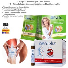 CH-Alpha Collagen Ampoules & Osteo Powder for Cartilage and Joints Health