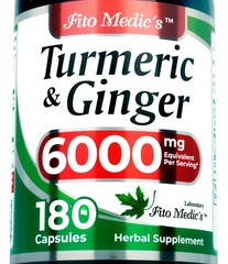 FITO MEDIC’S Lab | Turmeric and Ginger Supplement | 180 Caps s.