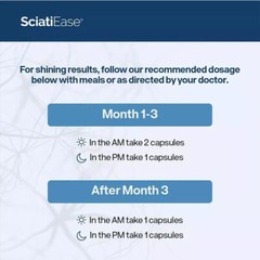 SciatiEase Labs Sciati Ease Sciatic Nerve Formula 120 Capsules -Free shipping