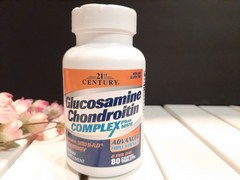 Glucosamine Chondroitin Advanced, Plus 1500mg MSM, 80 Tablets 21st Century 3/28