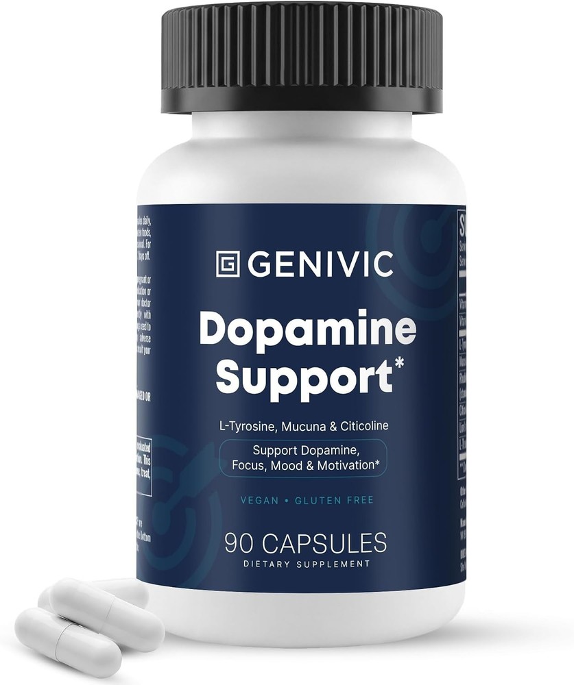 Dopamine Support Supplements for Men Women – Natural Brain Food Supplement