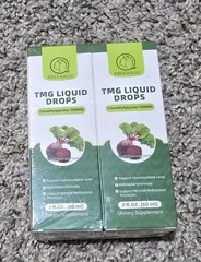 (2) TMG (Trimethylglycine) Supplement Liquid Drops, 1000MG High Absorption
