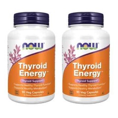 [ 2 pack ] Now Foods Thyroid Energy 90 Veg Capsules
