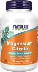 NOW Foods Magnesium Citrate 400 mg 120 Veg Caps