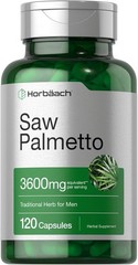 Horbäach Saw Palmetto Extract | 120 Capsules | Non-GMO and Gluten Free Formula |