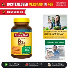 Nature Made Vitamin B12 1000 mcg Time Release 160 Tablets