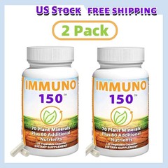 2 PACK IMMUNO THE ULTIMATE MULTI VITAMIN, IMMUNE BOOSTER, 150 CAPSULES