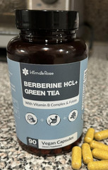 Intimate Rose 90 Capsules Berberine HCl + Green Tea with B Complex Folate