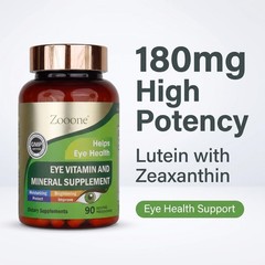Lutein 180mg with Zeaxanthin Eye Health Support Capsules 90 Ct