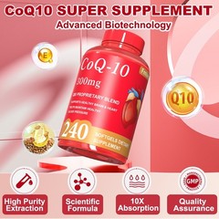 CoQ10 300mg Heart Health + GABA 5-HTP, Sleep Support, Relieve Stress & Anxiety
