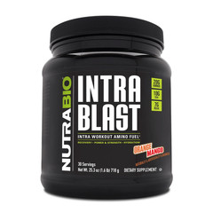 NutraBio Intra Blast Intra-Workout Aminos, EAAs, BCAAs – Muscle Recovery