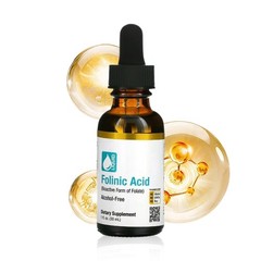 California 1 FL Oz Folinic ML Acid 30 Gold Alcohol-Free Nutrition Liquid