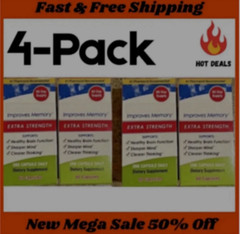 4 Pack Capsules – 240 Count – 20mg – New – Free Shipping – Ships From USA