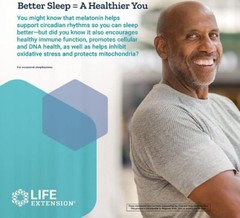 Lot of 4 Life Extension Melatonin 3mg for Restful Sleep 60 Vegetarian Lozenges