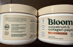 BLOOM NUTRITION Colostrum & Collagen Peptides Orange Cream 2️⃣ Packs ! Exp 01/27