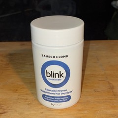 Bausch + Lomb Blink NutriTears Eye Health Supplement Softgels 50 Count