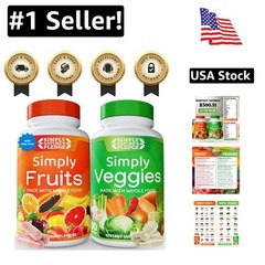 Ultimate Nutrient Blend: 90 Capsules of 42+ Fruits & Vegetables – All-Natural