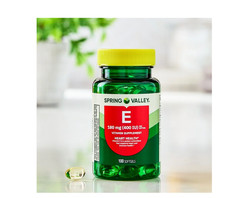 3 PACK Vitamin E Heart Health Dietary Supplement Softgels, 180 mg (400 IU)