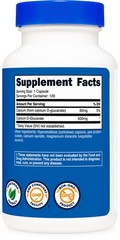 Nutricost Calcium D-Glucarate 500mg, 120 Capsules – Non-GMO and Gluten Free