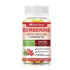 Berberine Plus Ceylon Cinnamon 5000mg For Heart Health & Blood Sugar Support