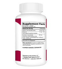 Cranberry Concentrate 50:1 – Urinary & Bladder Support – Rise-N-Shine