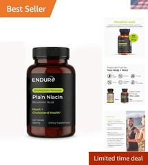 Immediate-Release Niacin Nicotinic Acid 500mg for Healthy Cholesterol Balance